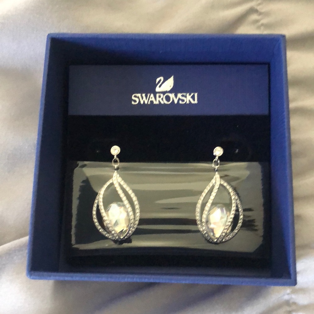 Swarovski drop earrings
